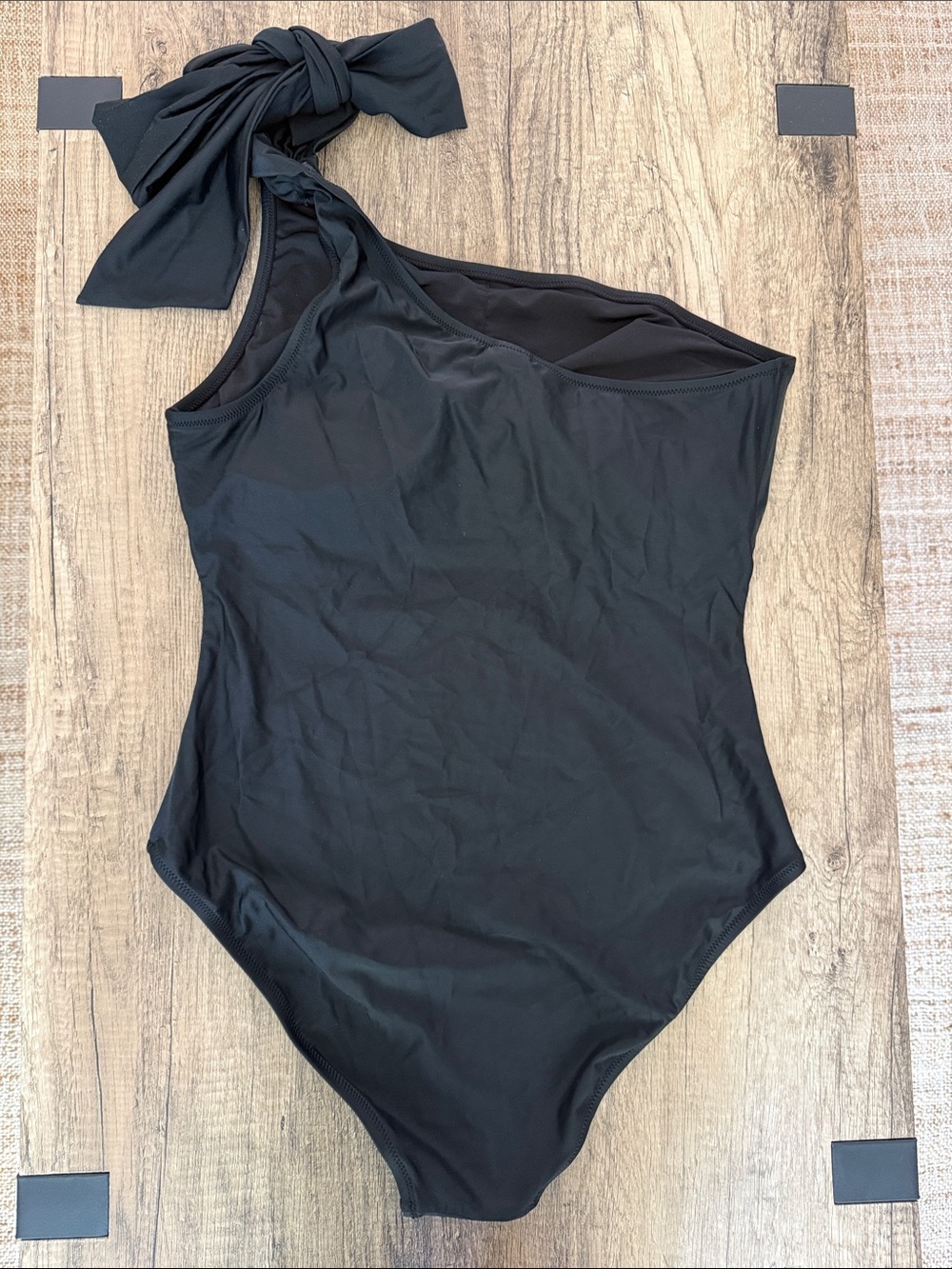 J. Crew Bow One-Shoulder One-Piece - Picture 6 of 9